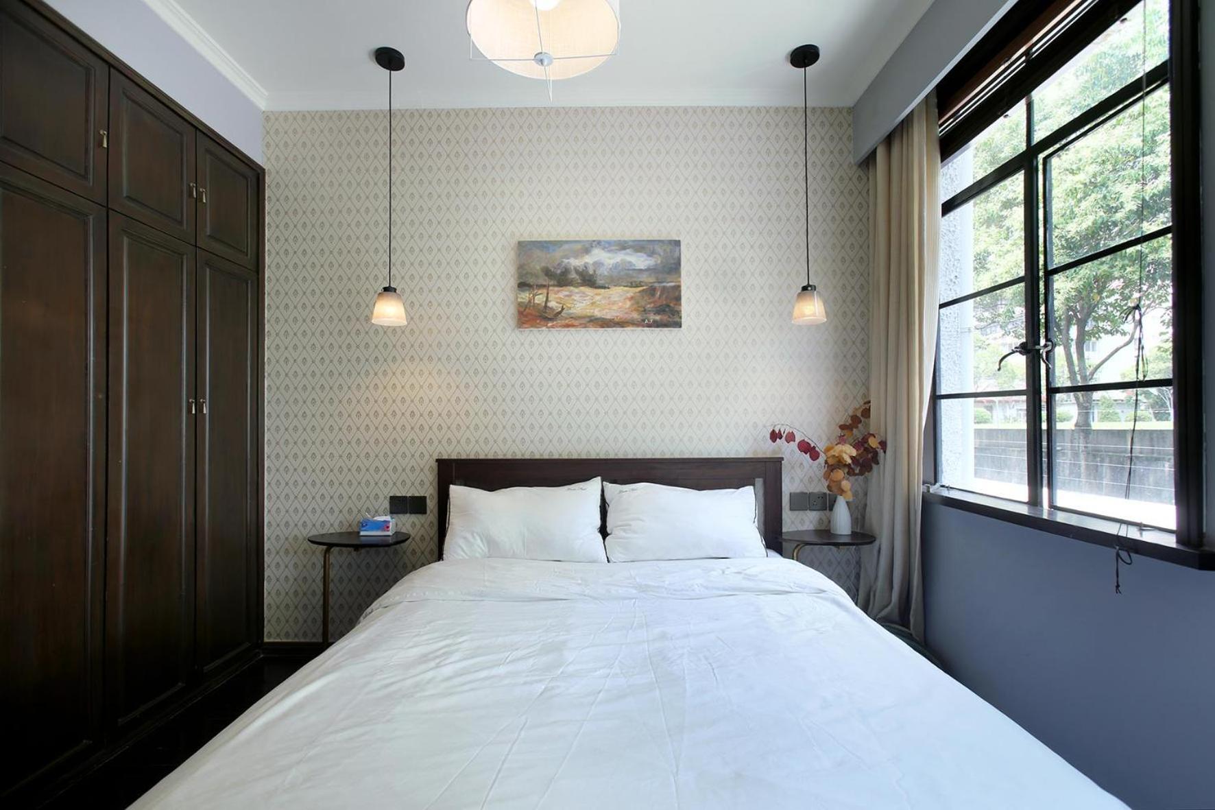 Shanghai Downtown Hills Boutique Guesthouse - Near Metro Line 7, Exit 3, Changping Road חדר תמונה