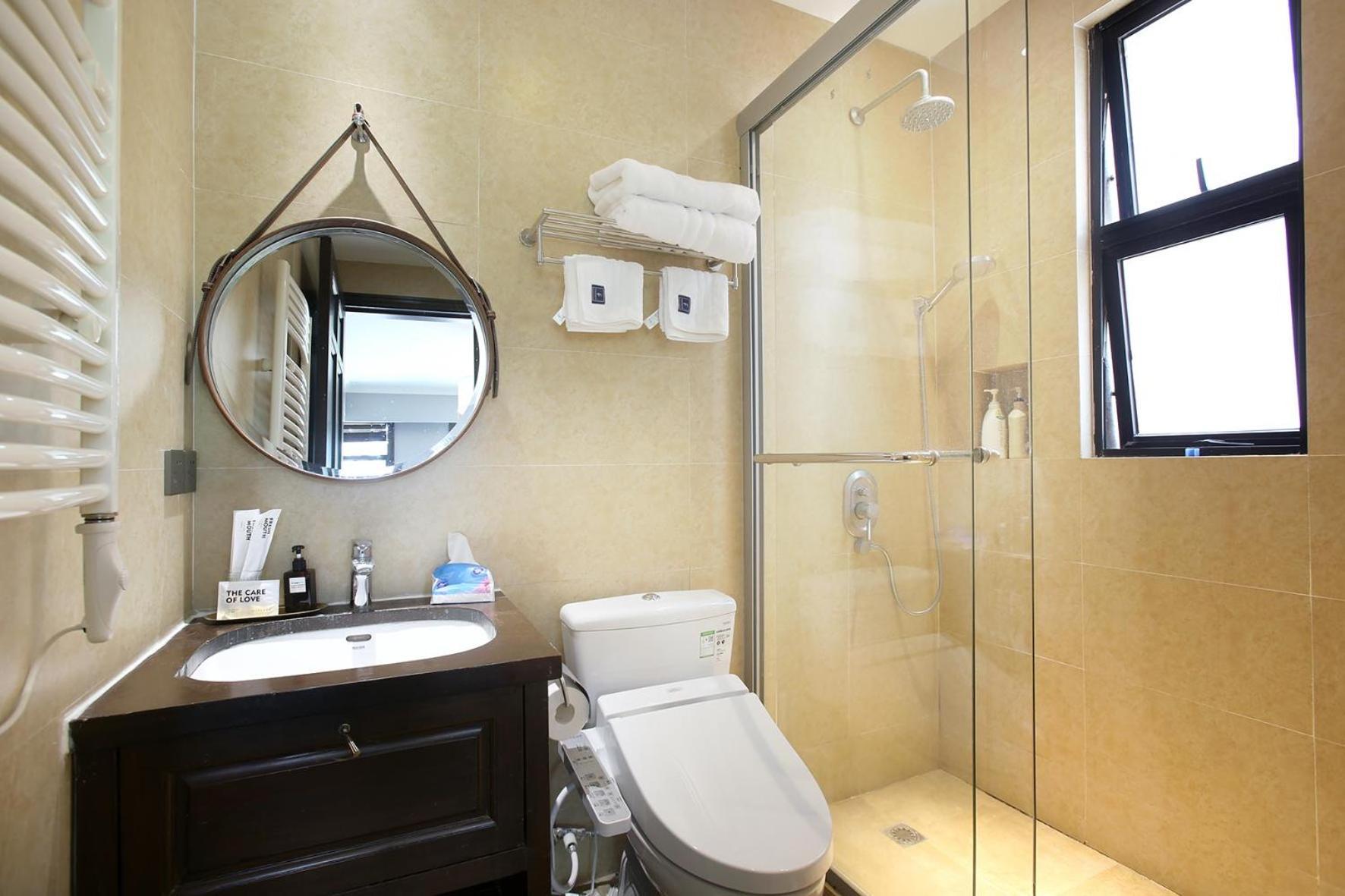 Shanghai Downtown Hills Boutique Guesthouse - Near Metro Line 7, Exit 3, Changping Road חדר תמונה