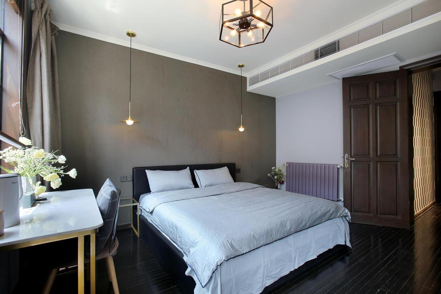 Shanghai Downtown Hills Boutique Guesthouse - Near Metro Line 7, Exit 3, Changping Road חדר תמונה
