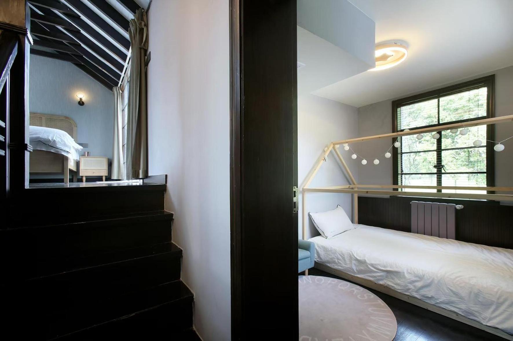 Shanghai Downtown Hills Boutique Guesthouse - Near Metro Line 7, Exit 3, Changping Road מראה חיצוני תמונה