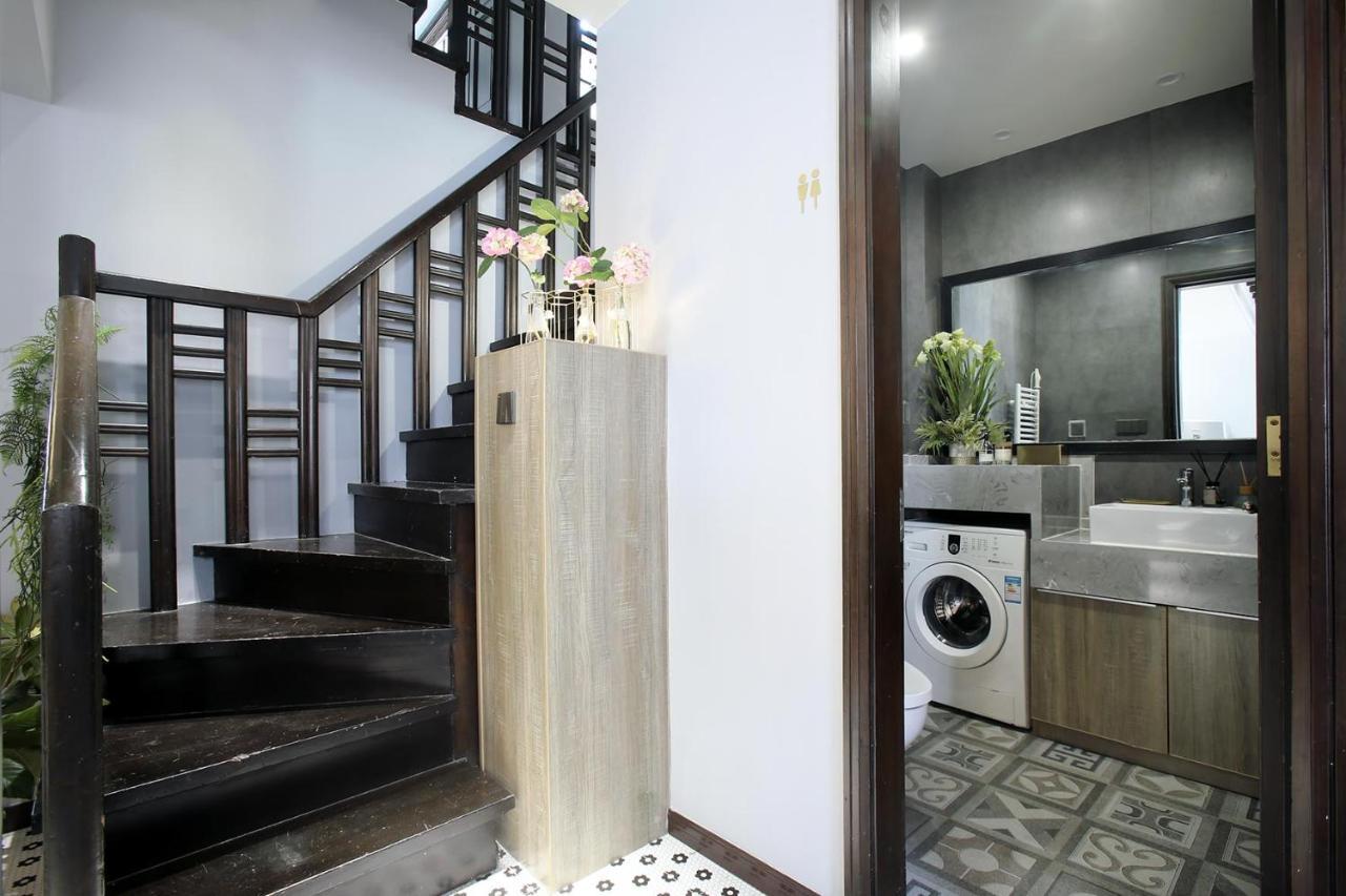 Shanghai Downtown Hills Boutique Guesthouse - Near Metro Line 7, Exit 3, Changping Road מראה חיצוני תמונה